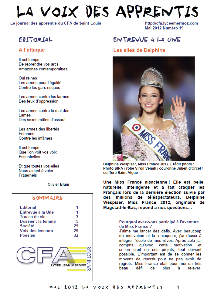 Journal numéro 19