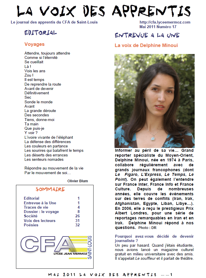 Journal numéro 17