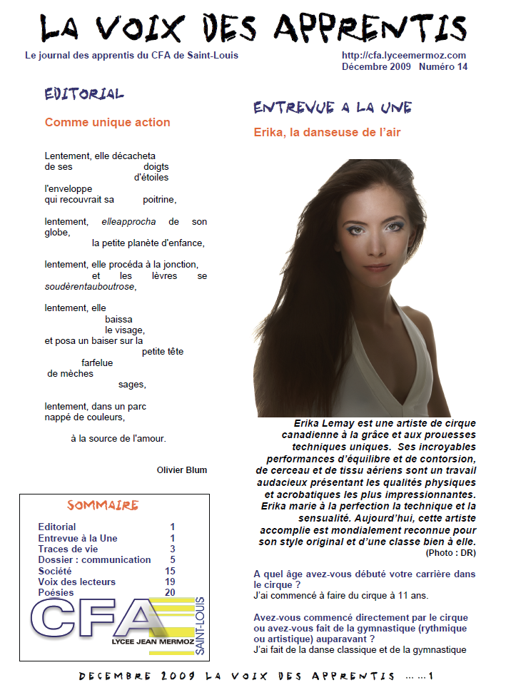 Journal numéro 14
