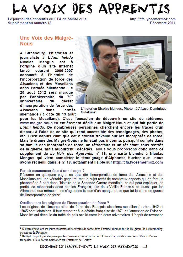 Journal numéro 21