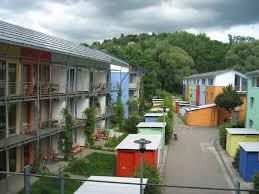 Visite du quartier du Rieselfeld à Freiburg